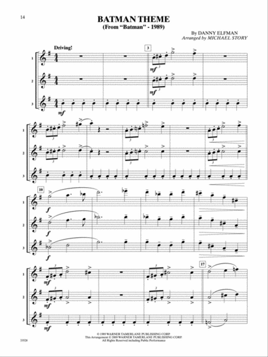 Movie Trios for All Small Ensemble scores gallery preview page 15
