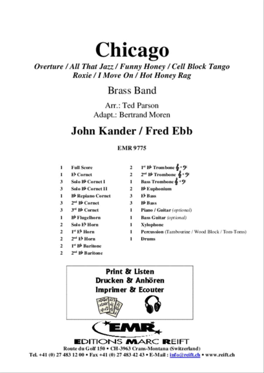 Chicago Chicago Brass Band scores gallery preview page 2