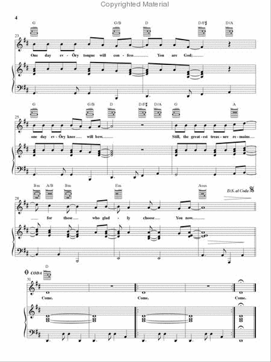 The World's Greatest Praise Songs Piano, Vocal, Guitar scores gallery preview page 4