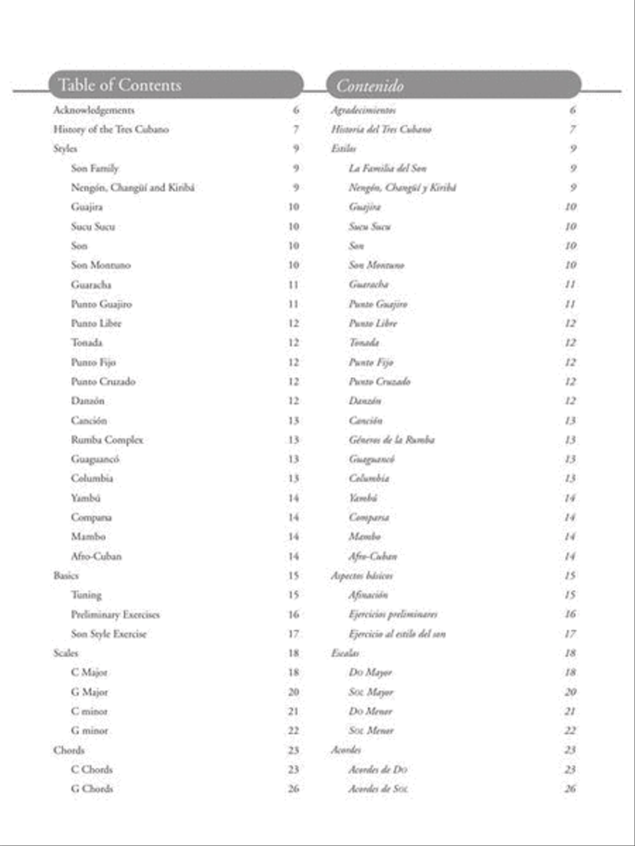 El Tres Cubano Guitar scores gallery preview page 3