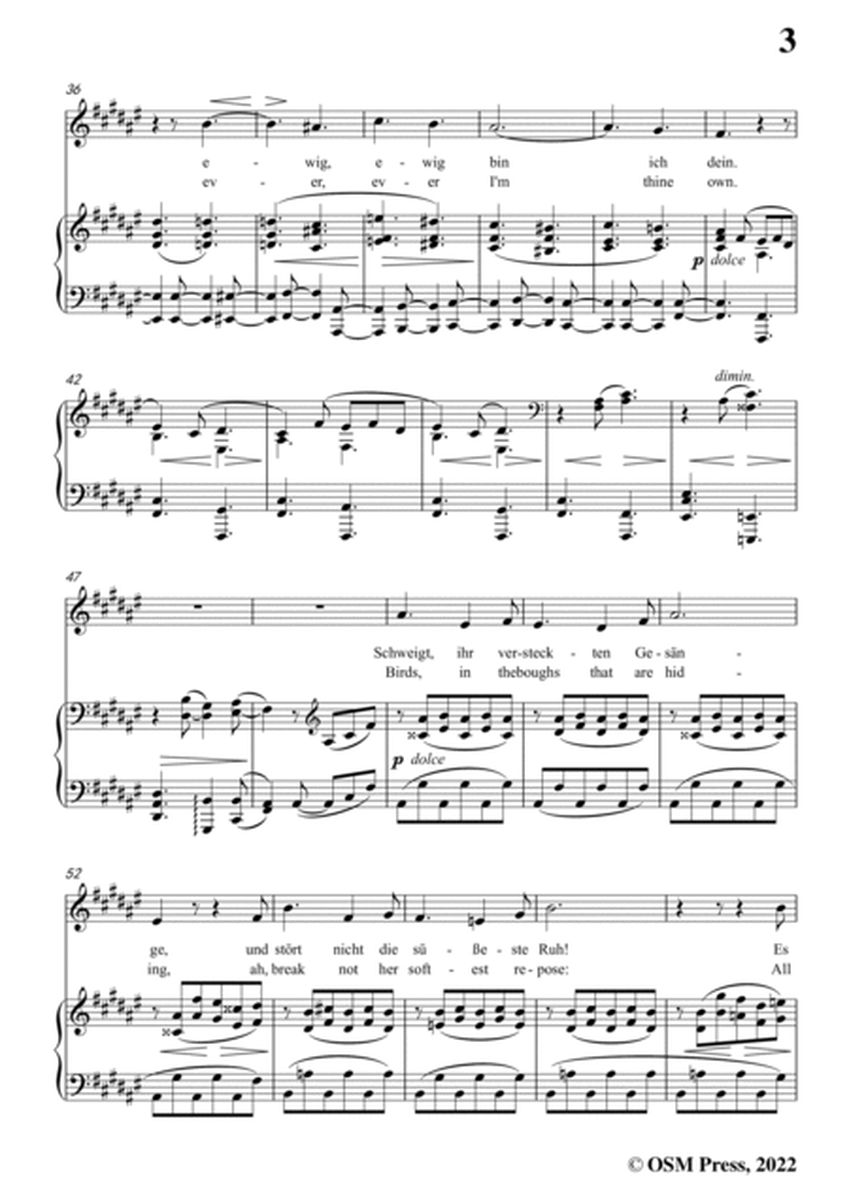 Brahms-Ruhe,Sussliebchen,Op.33 No.9 in F sharp Major