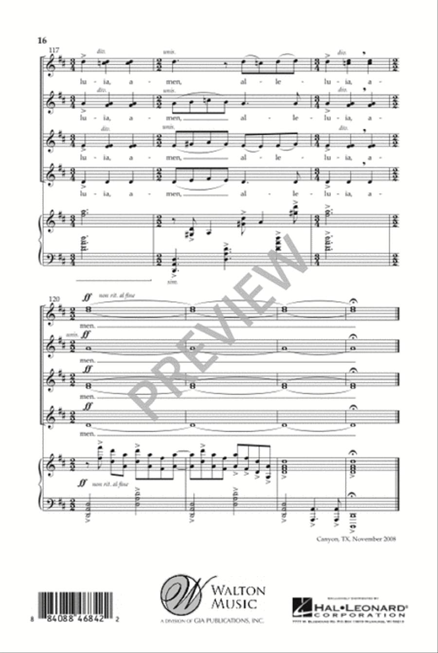 Universal Song SSAA scores gallery preview page 17