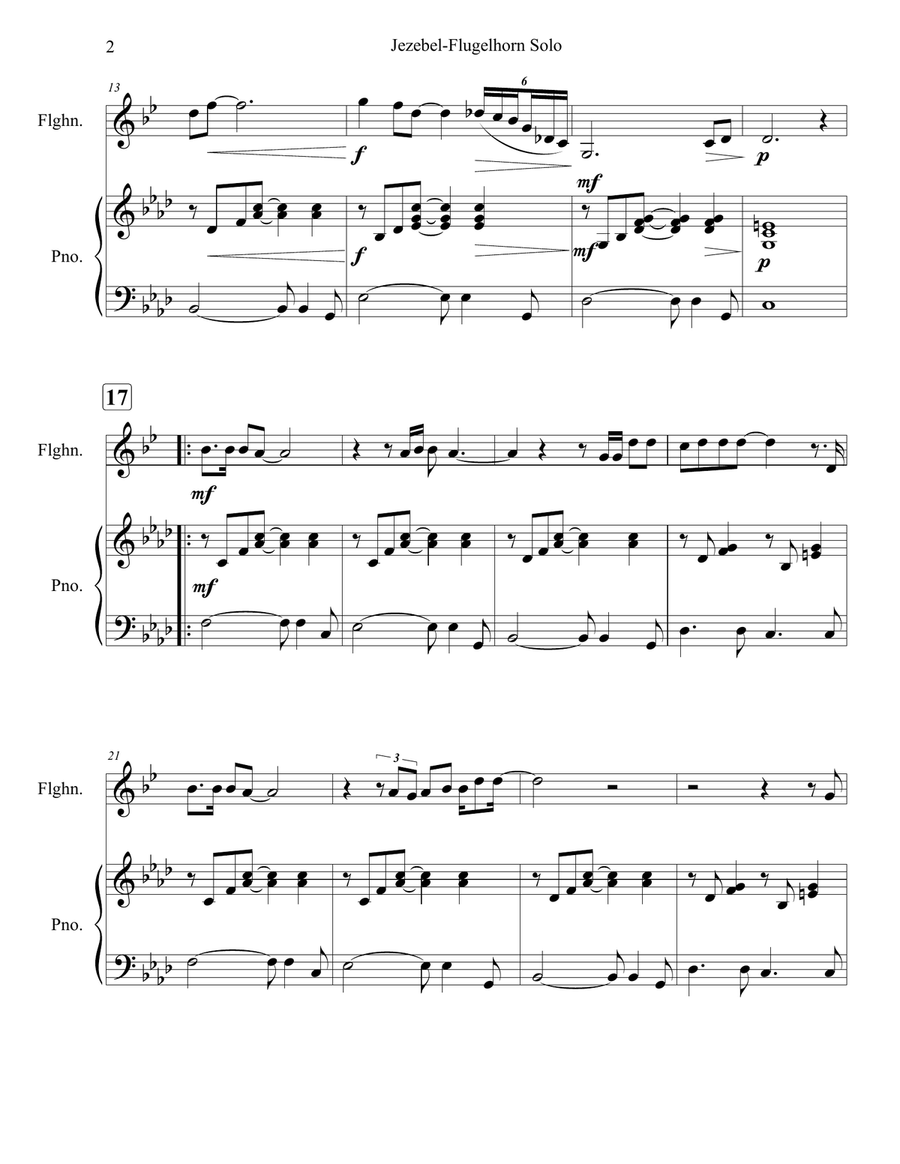 Jezebel Flugelhorn scores gallery preview page 4