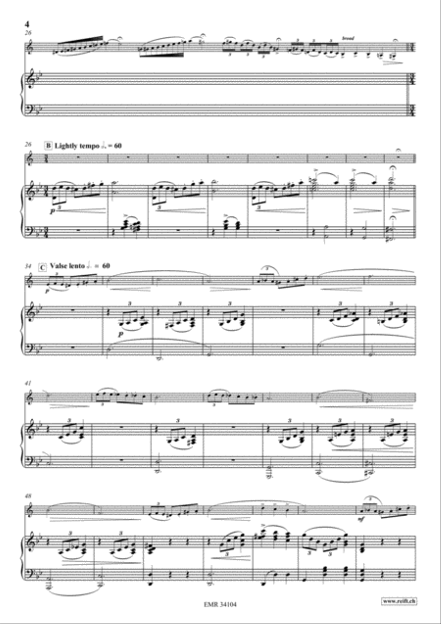 Birth Of Dawn Clarinet Solo scores gallery preview page 6