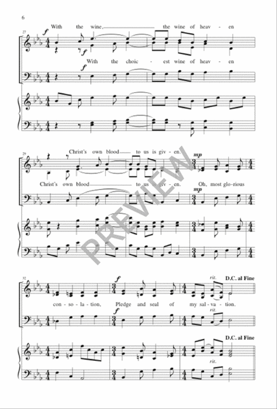 Soul, Adorn Yourself with Gladness 3-Part scores gallery preview page 6