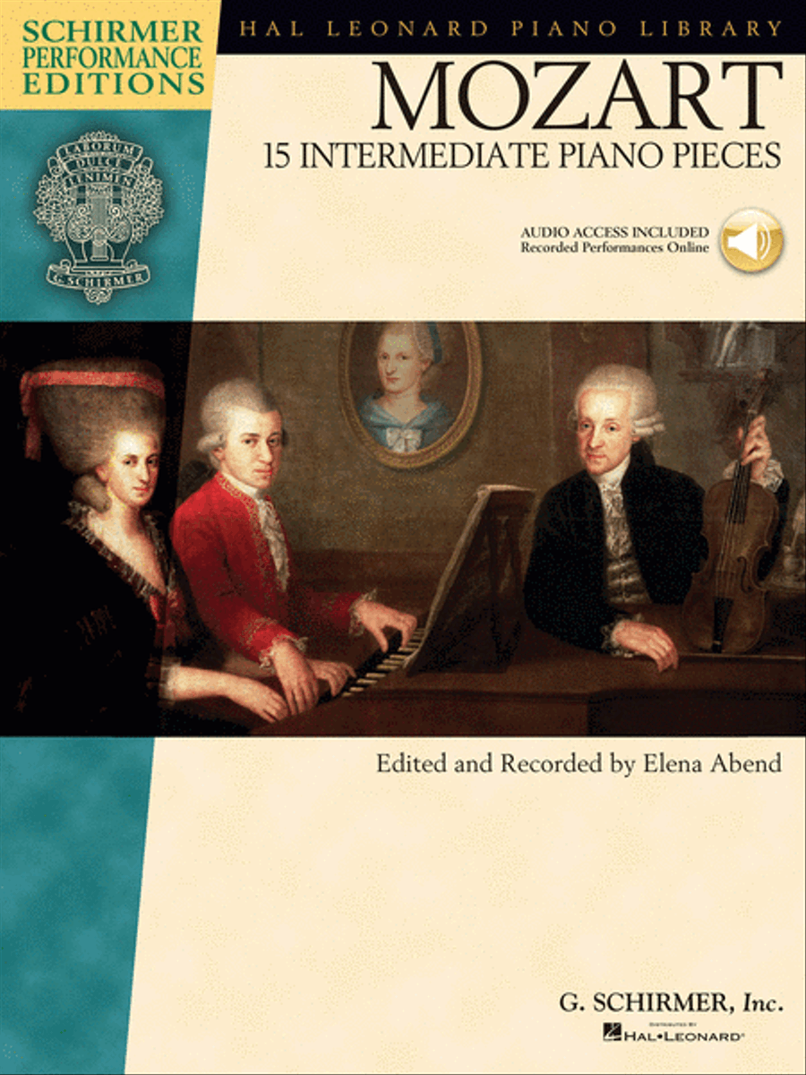 Mozart – 15 Intermediate Piano Pieces Piano Solo scores gallery preview page 1