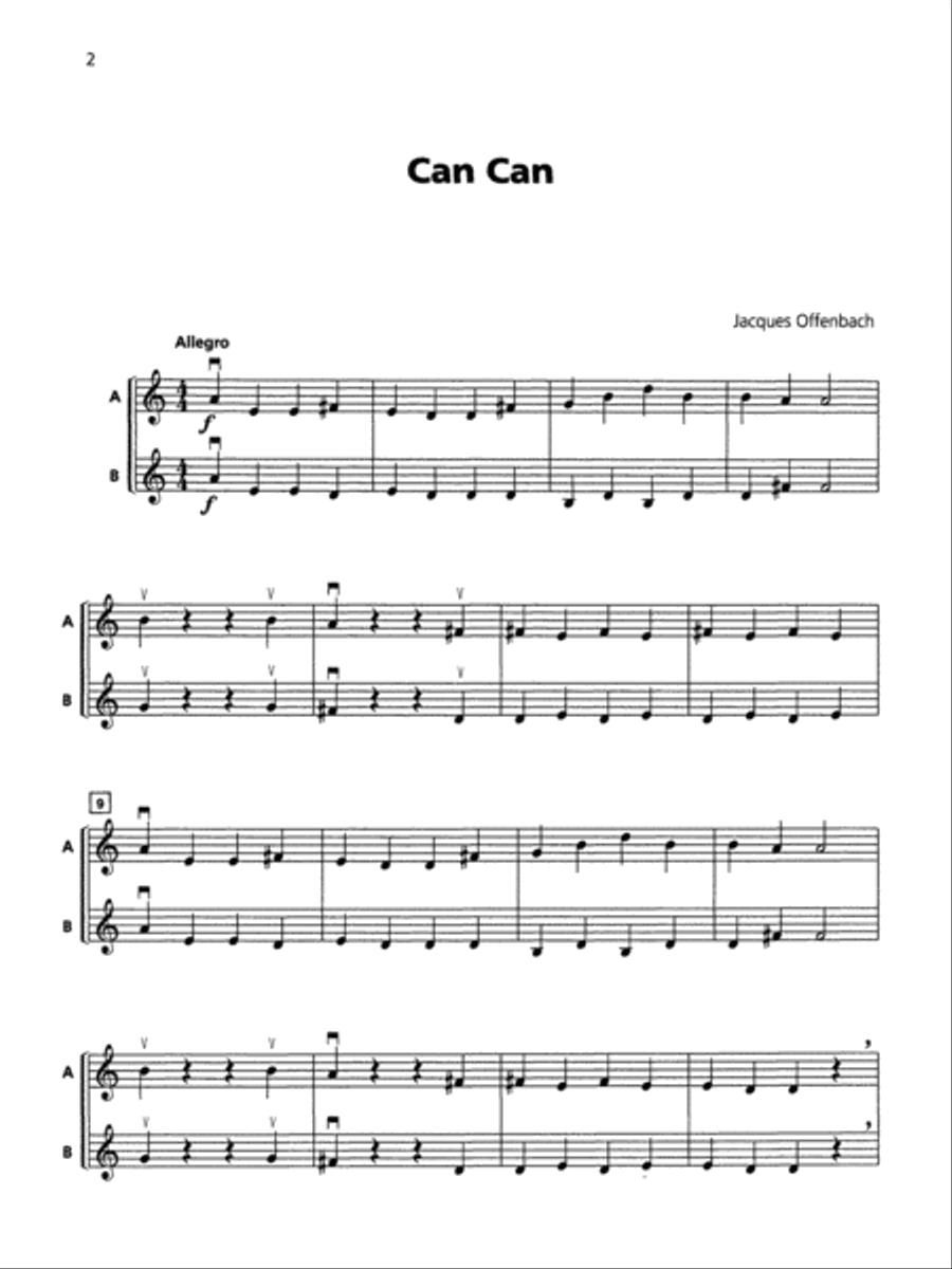 <br>Sheet music extract