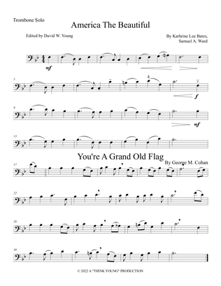 Six Solo Patriotic Selections For Trombone/Baritone Bass Clef