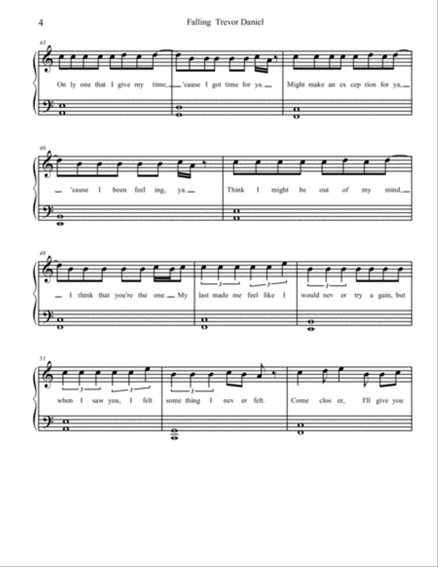 Falling Falling Small Ensemble scores gallery preview page 4