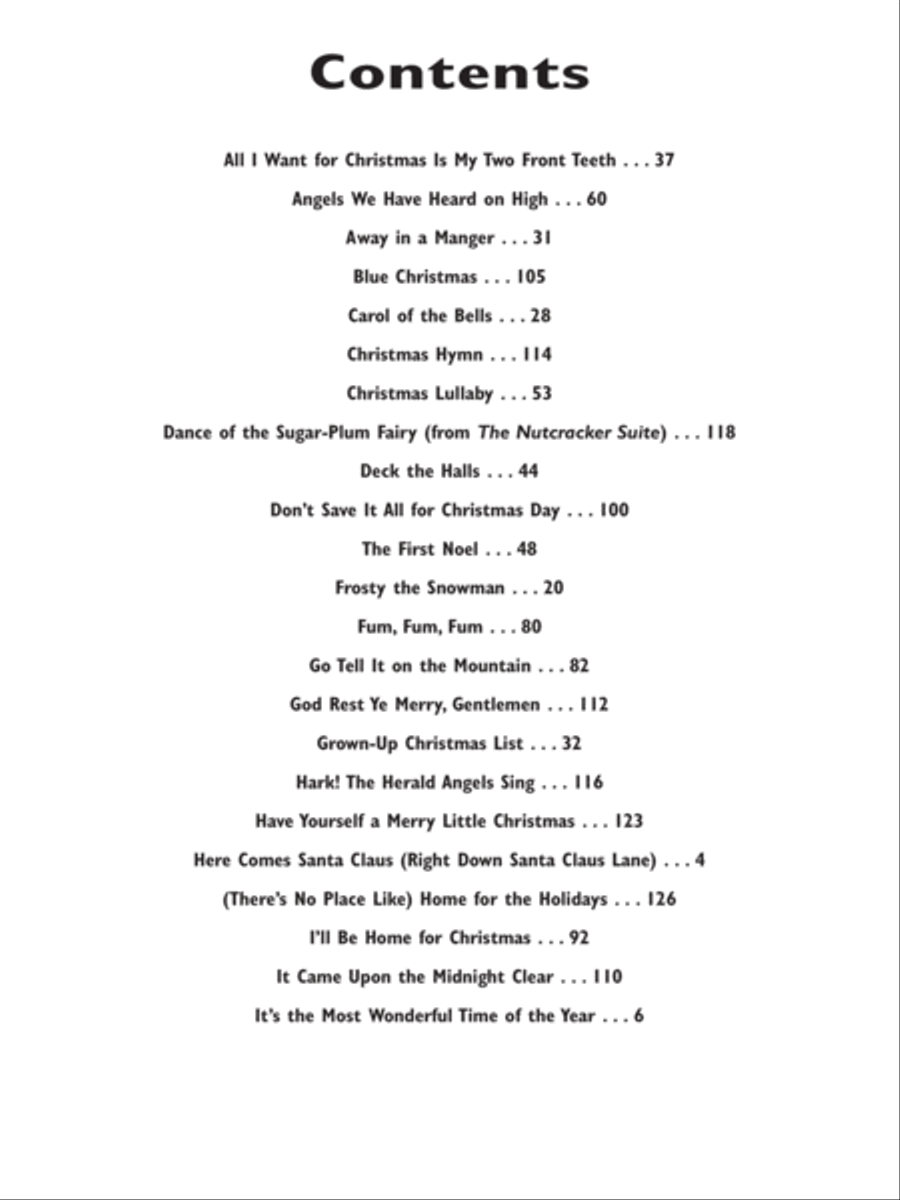 Fun-to-Play Christmas Songs Easy Piano scores gallery preview page 2