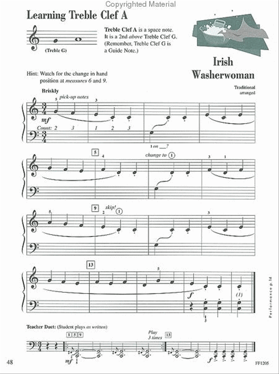 Accelerated Piano Adventures for the Older Beginner Piano Method scores gallery preview page 4