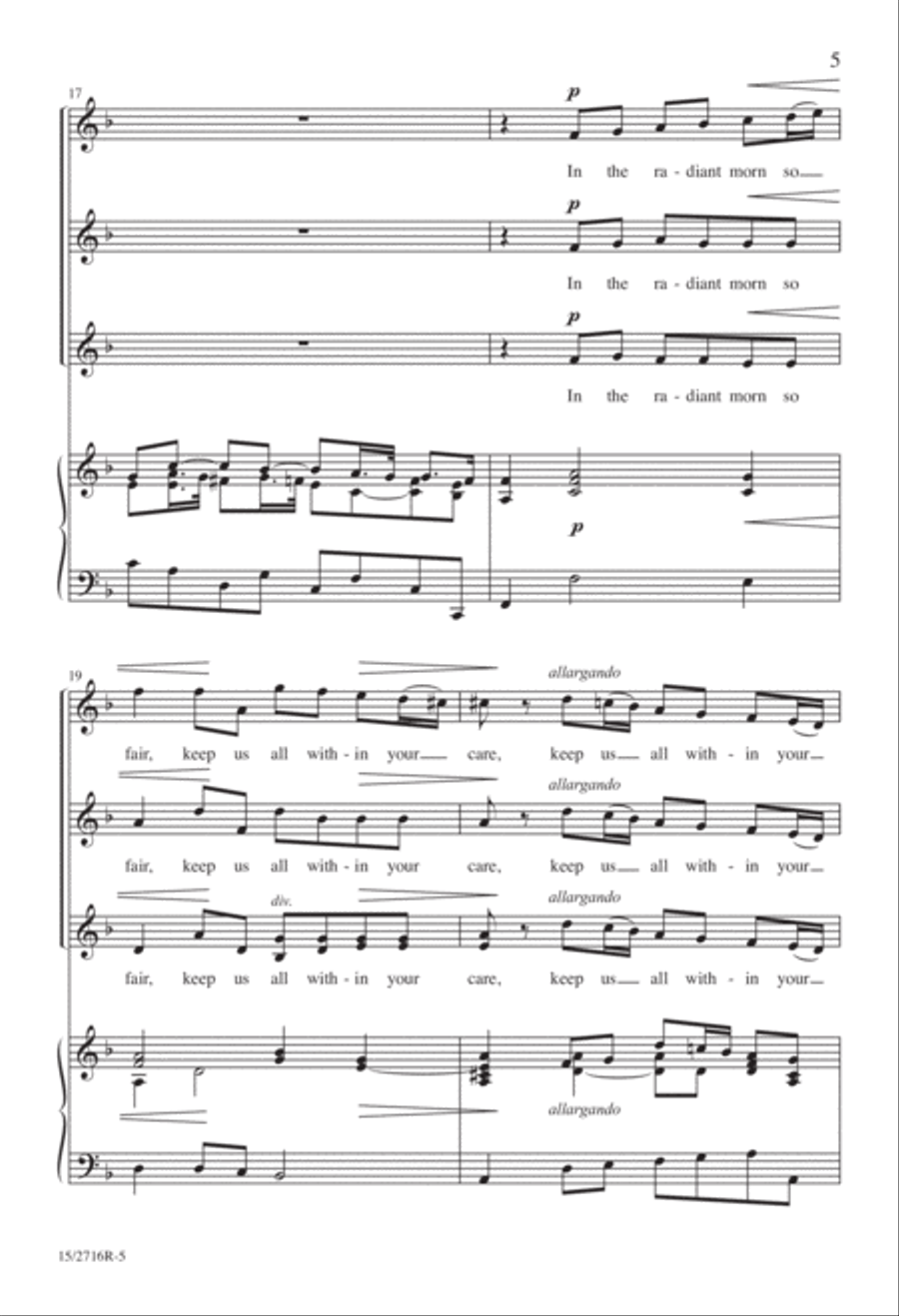 Angels, Ever Fair and Bright Women's Choir scores gallery preview page 6