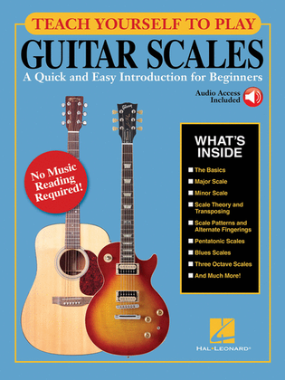 Book cover for Teach Yourself to Play Guitar Scales