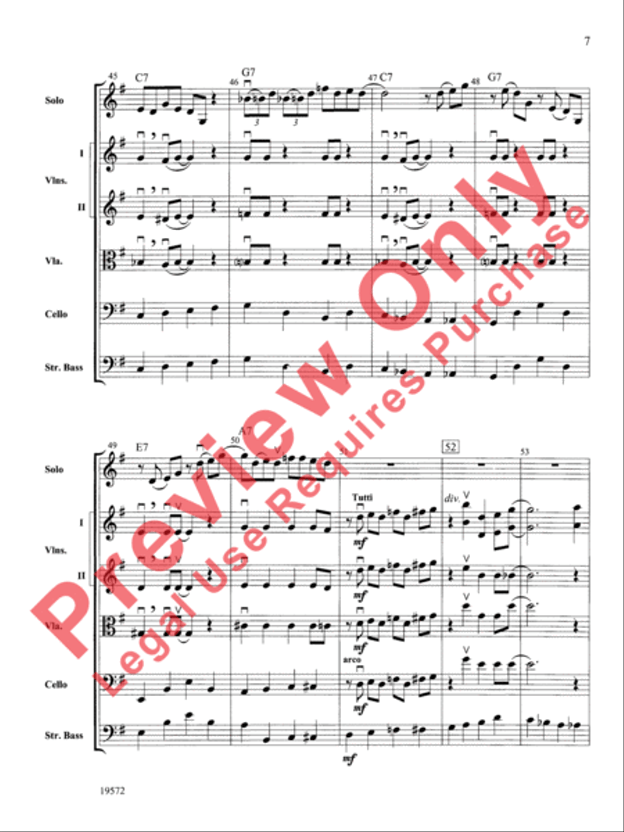 Nobody Knows the Trouble I've Seen String Orchestra scores gallery preview page 8