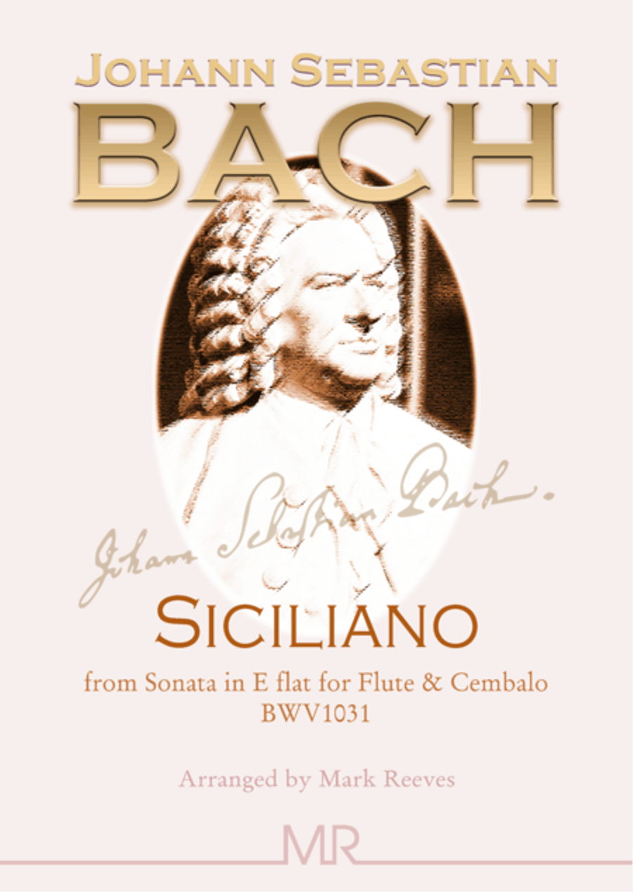 Siciliano for Flute and Piano Small Ensemble scores gallery preview page 1