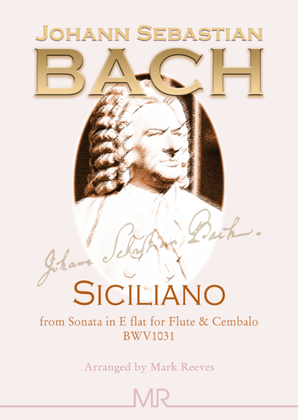 Book cover for Siciliano for Flute and Piano