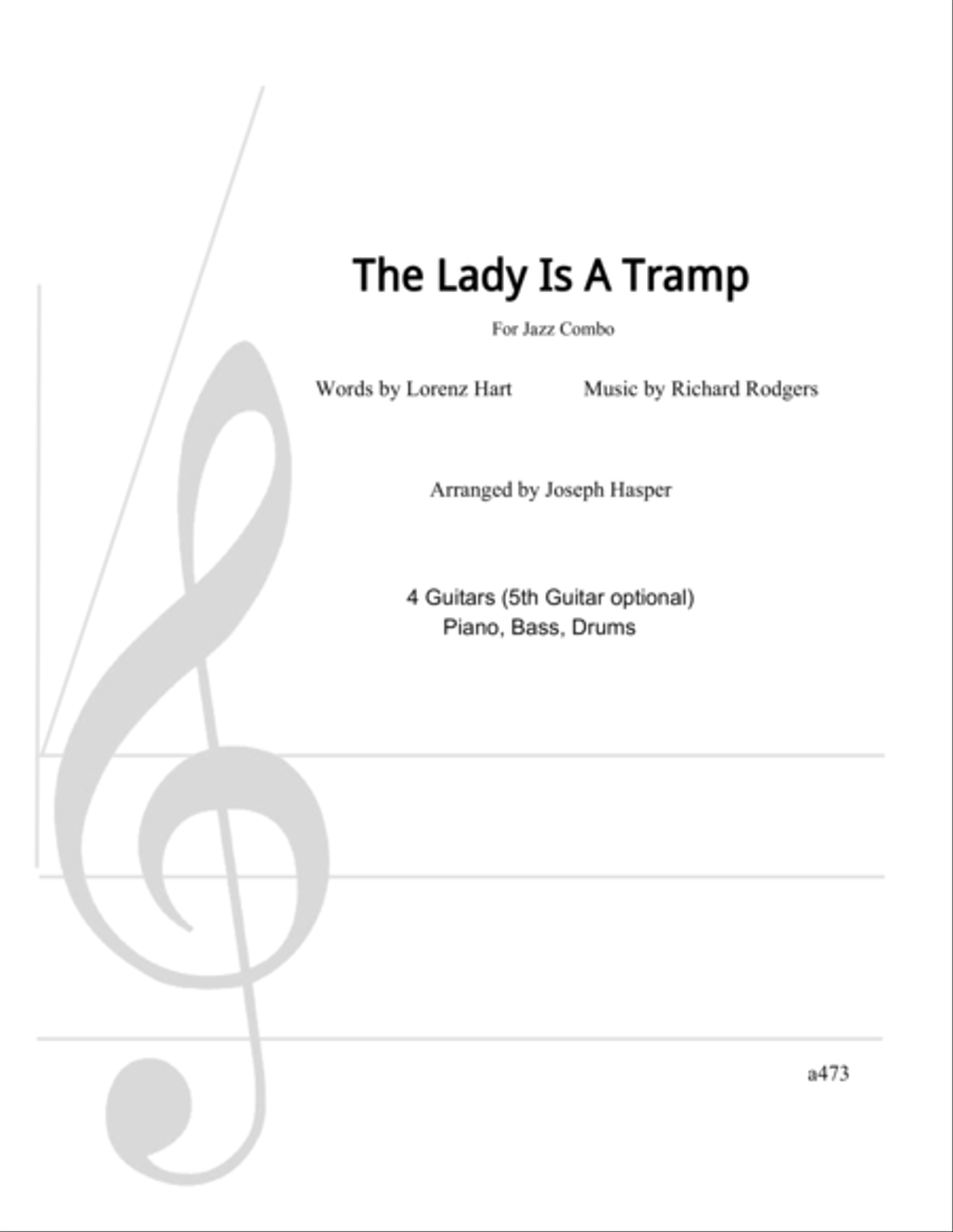 The Lady Is A Tramp Jazz Ensemble scores gallery preview page 1
