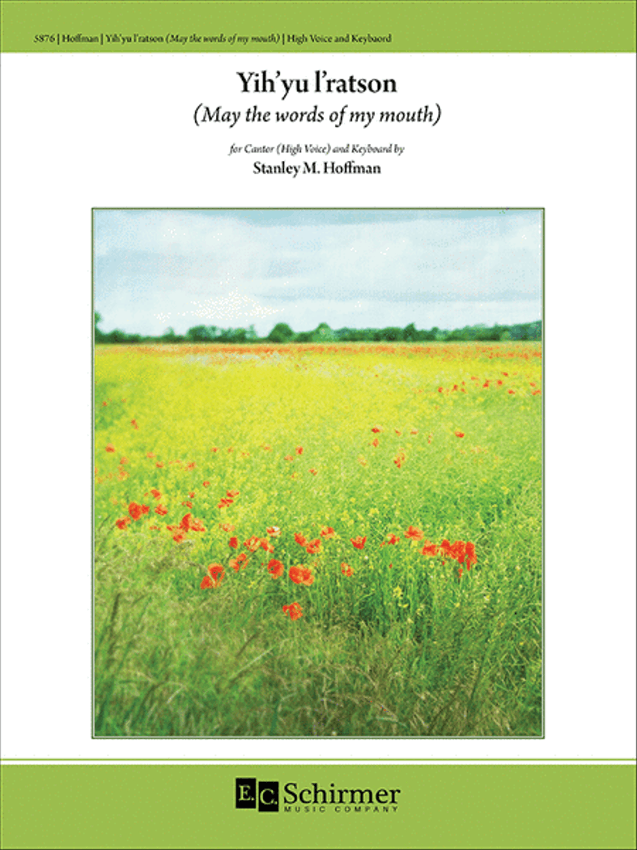 Yih'yu l'ratson (May the words of my mouth) High Voice scores gallery preview page 1
