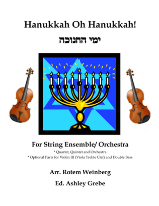 Book cover for Hanukkah Oh Hanukkah - Strings