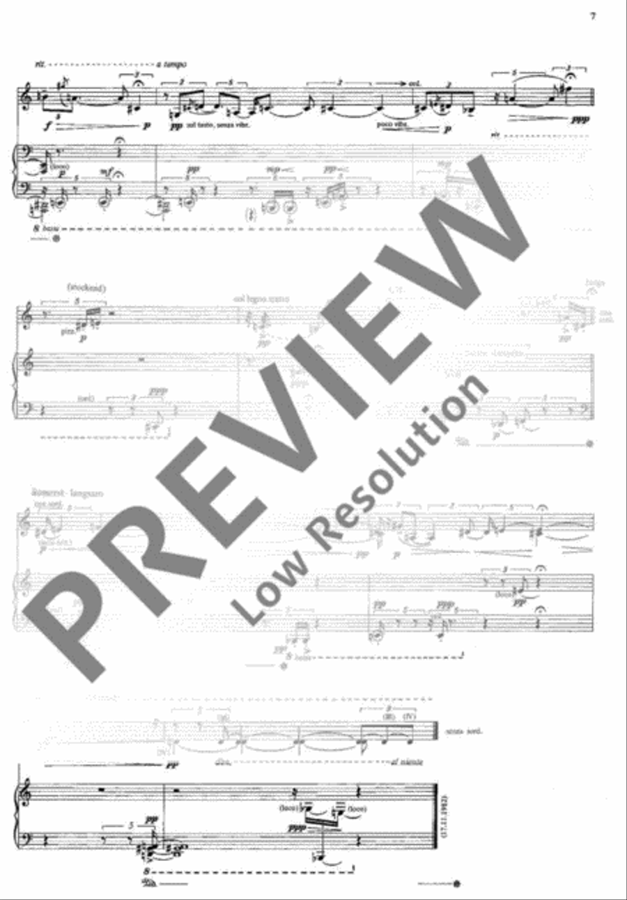 Songs without words Songs without words Violin Solo scores gallery preview page 8