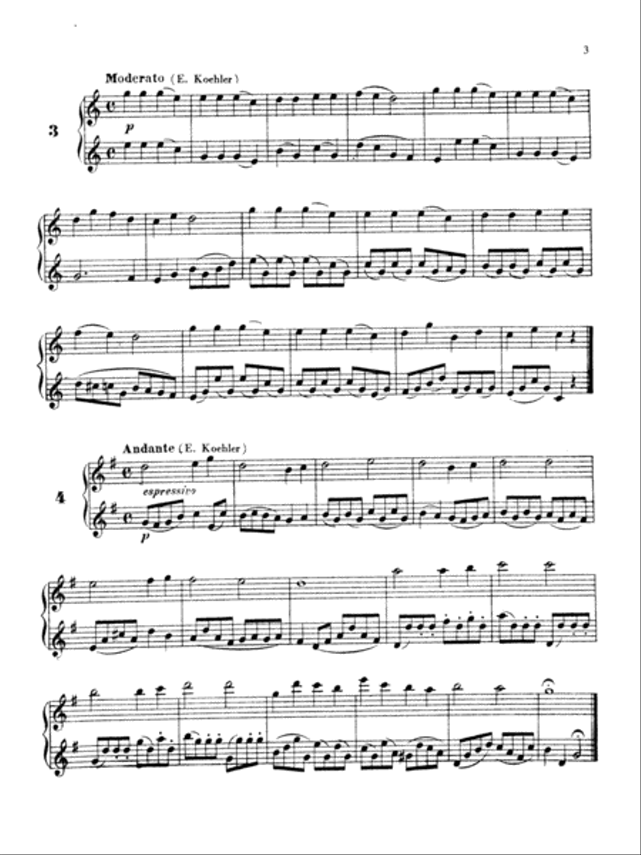 Forty Progressive Duets, Op. 55 Flute Duet scores gallery preview page 4