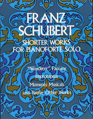 Book cover for Schubert - Shorter Works Piano