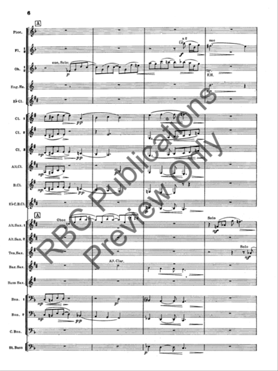 Overture For Woodwinds Overture For Woodwinds Score scores gallery preview page 9