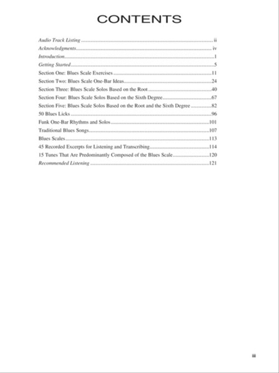 Blues Improvisation Complete B-Flat Instrument scores gallery preview page 2