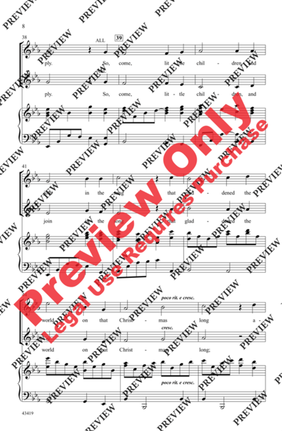 O Come, Little Children O Come, Little Children 2-Part scores gallery preview page 7