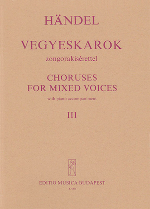 Book cover for Choruses For Mixed Voices