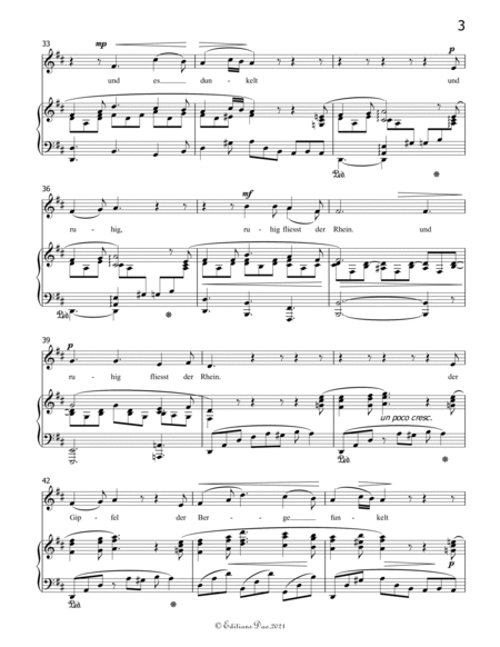 Die Lorelei,by Liszt,in F Major image number null