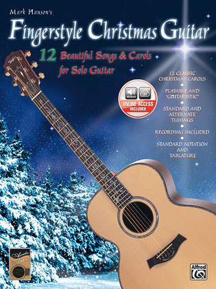 Book cover for Fingerstyle Christmas Guitar