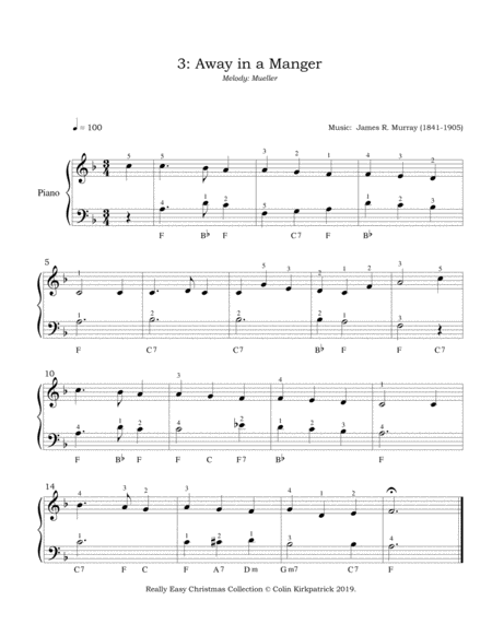 Really Easy Christmas Collection (20 carols and hymns for solo piano) image number null