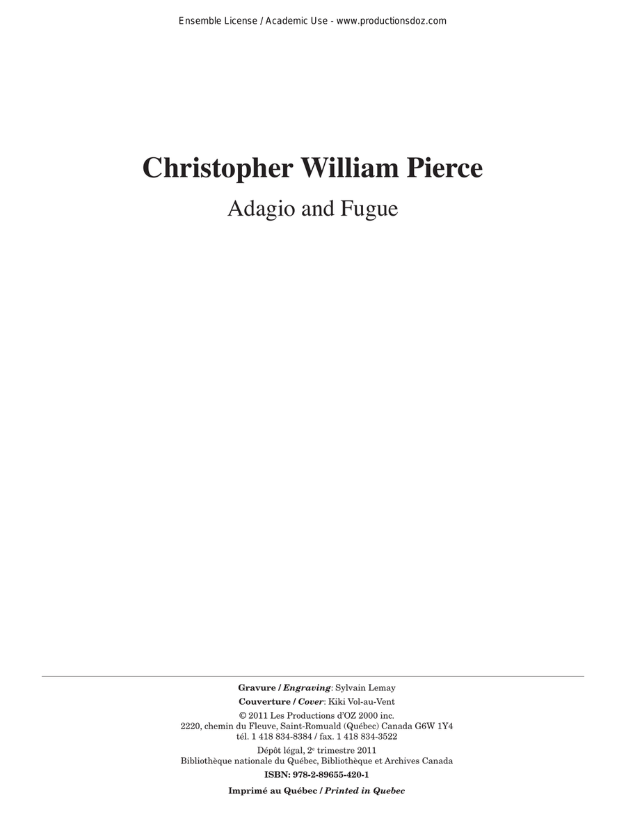 Adagio and Fugue