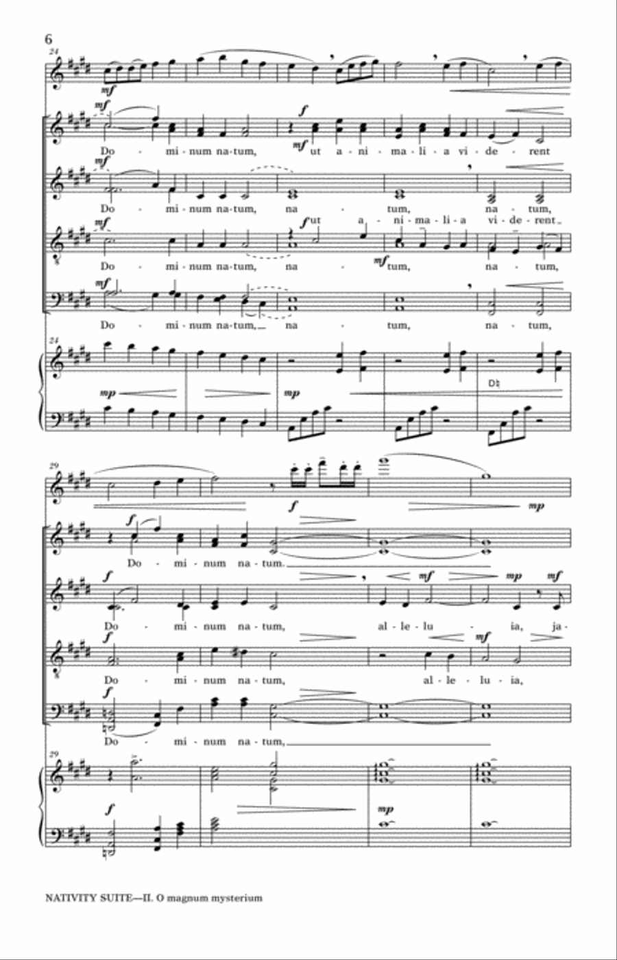 O Magnum Mysterium O Magnum Mysterium 4-Part scores gallery preview page 4