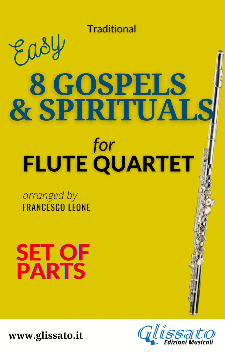8 Gospels & Spirituals - Flute quartet (parts) image number null