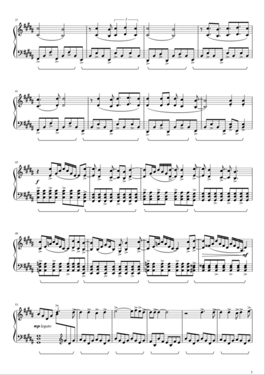 Starlight Piano Solo scores gallery preview page 3