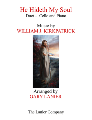 Book cover for HE HIDETH MY SOUL (Duet - Cello & Piano with Score/Part)