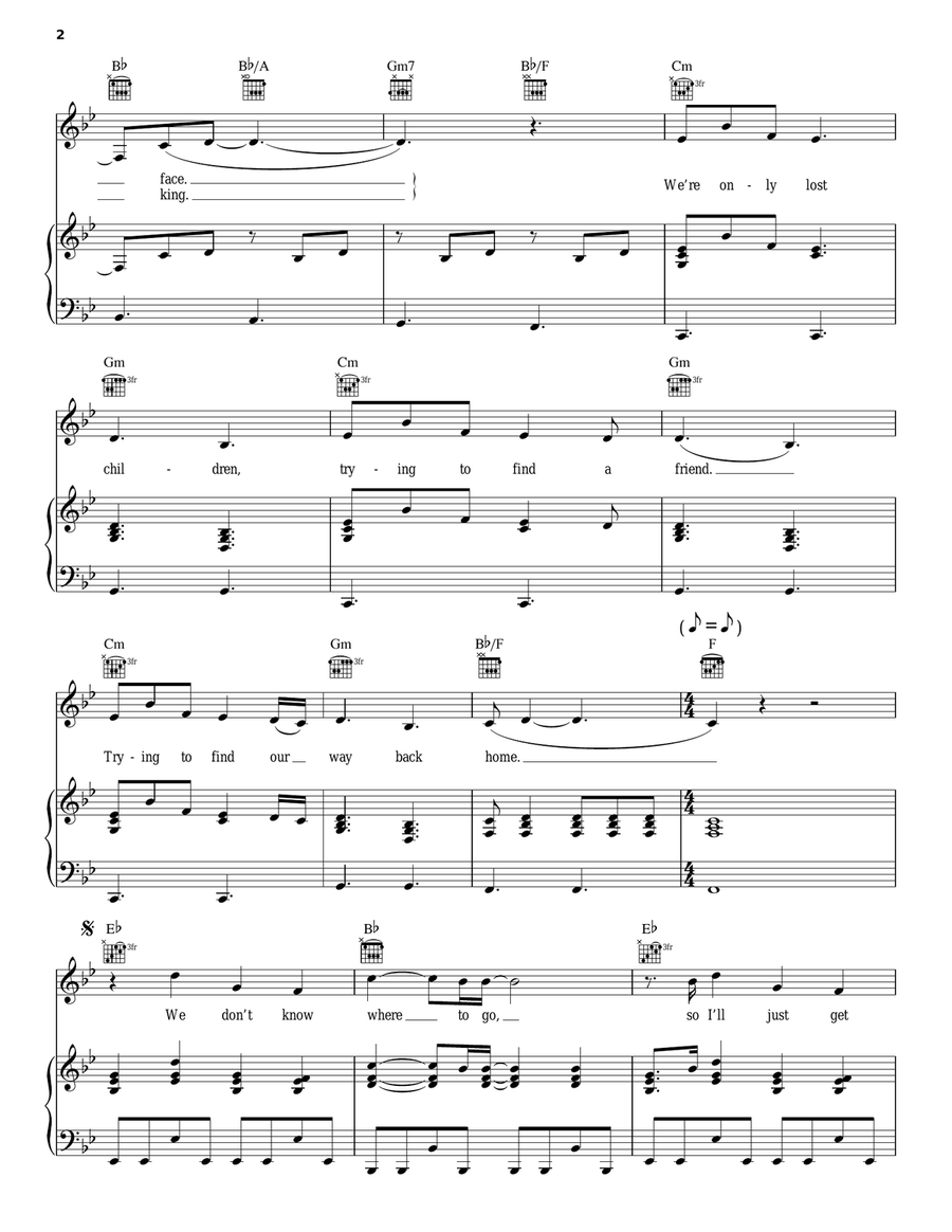 Two Pieces Two Pieces Acoustic Guitar scores gallery preview page 2