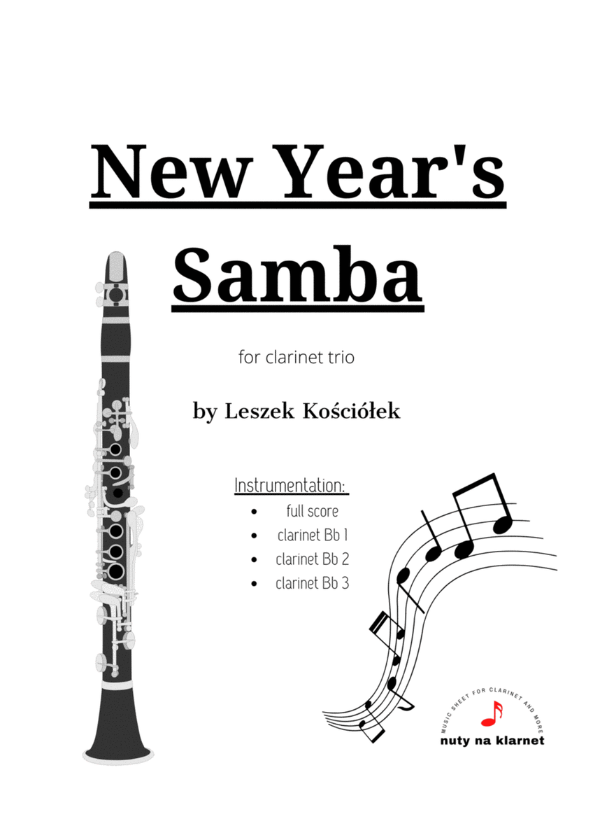 New Year's Samba (clarinet trio) image number null