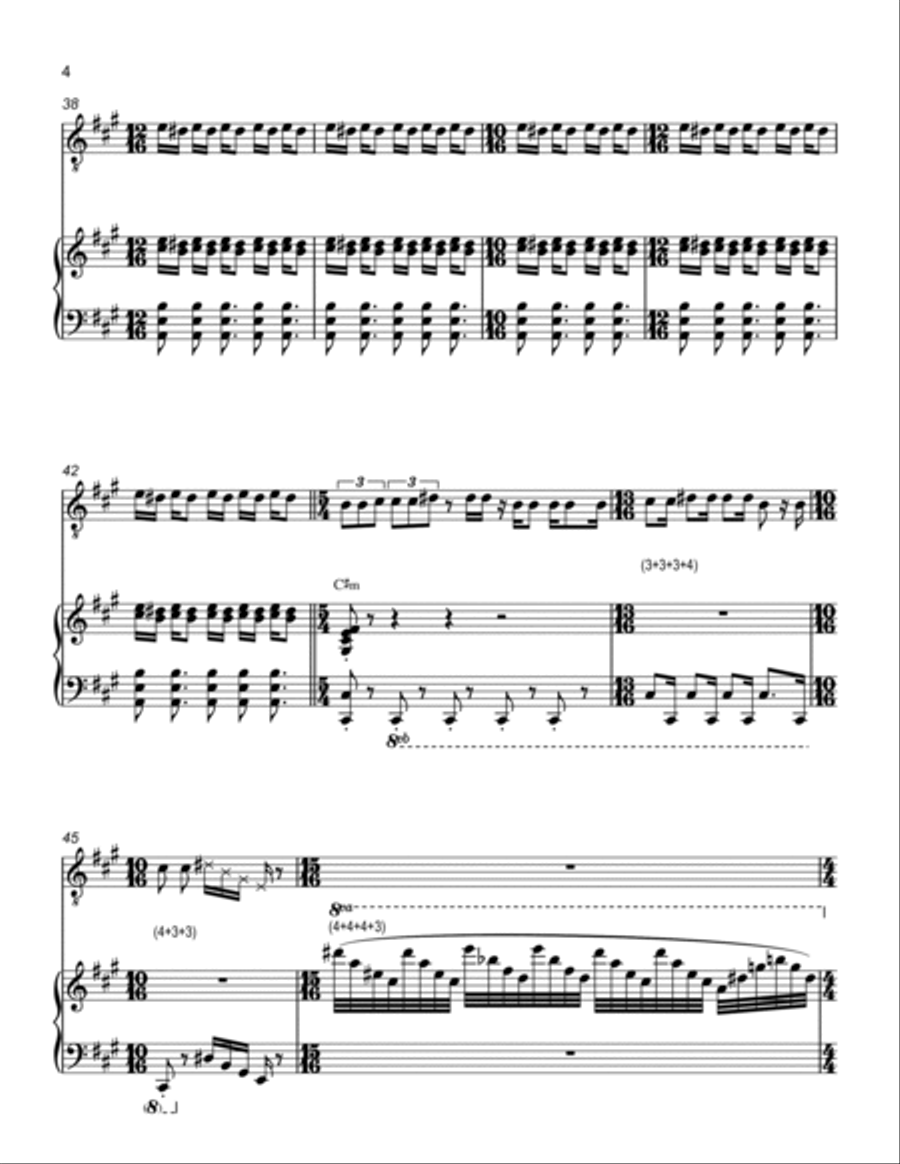 Little Green Men Voice scores gallery preview page 4