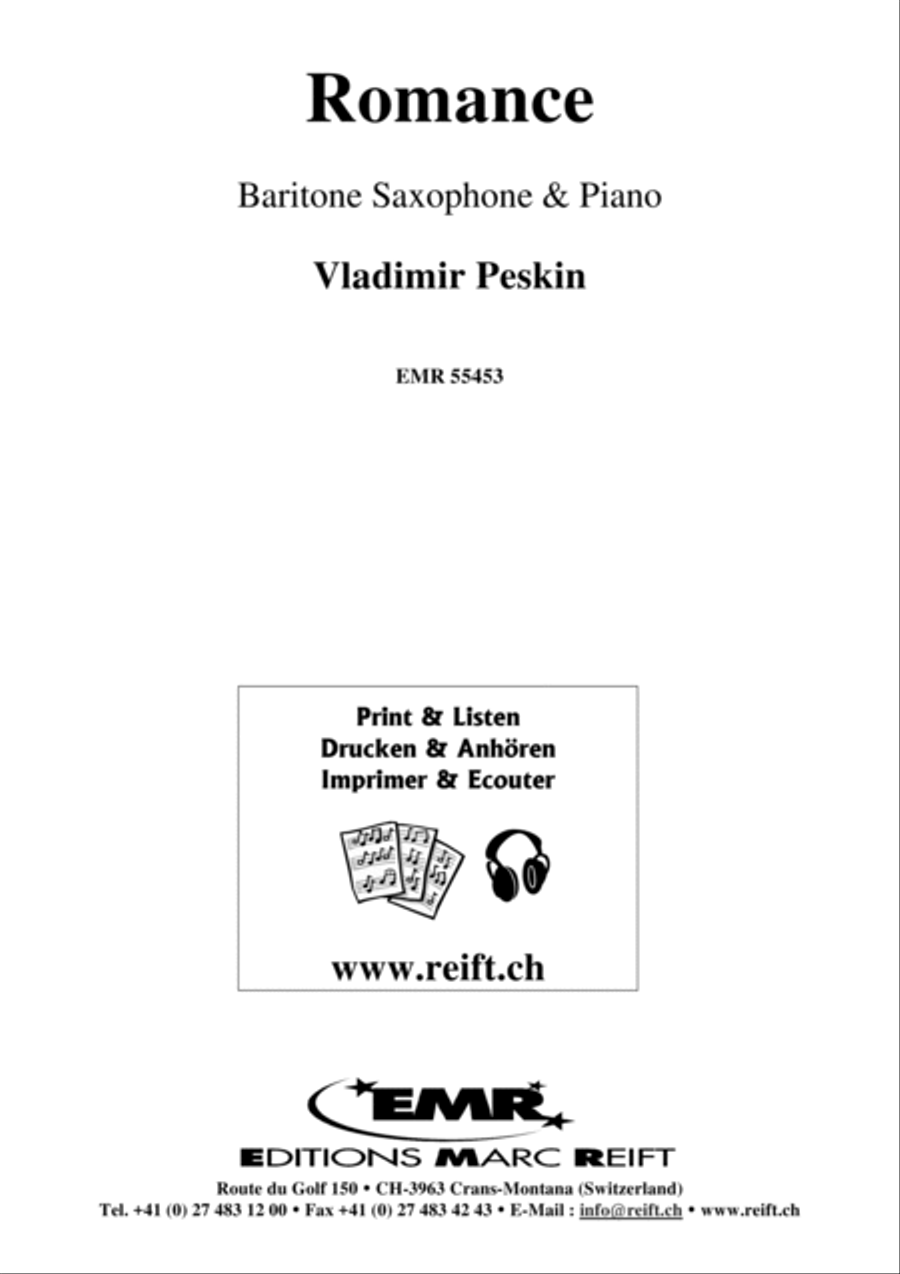 Romance Baritone Saxophone scores gallery preview page 2