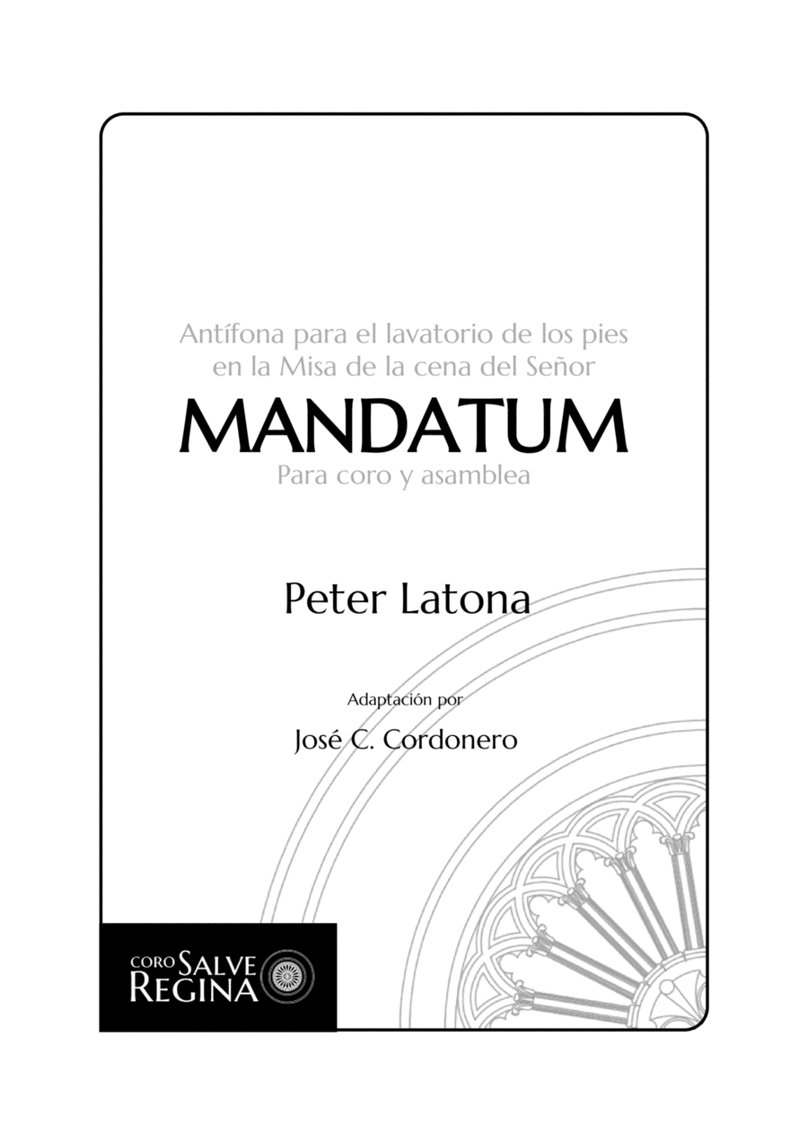 MANDATUM (Les doy un mandato nuevo)