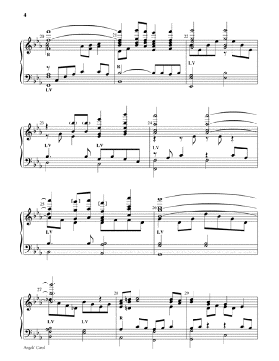 Angels' Carol Angels' Carol 5-Octaves scores gallery preview page 4
