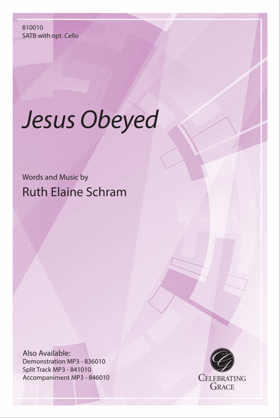 Jesus Obeyed 4-Part scores gallery preview page 1