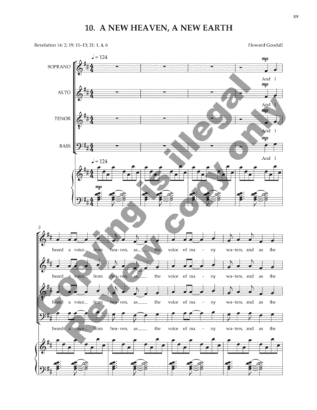 Every purpose under the heaven: The King James Bible Oratorio (Choral Score)