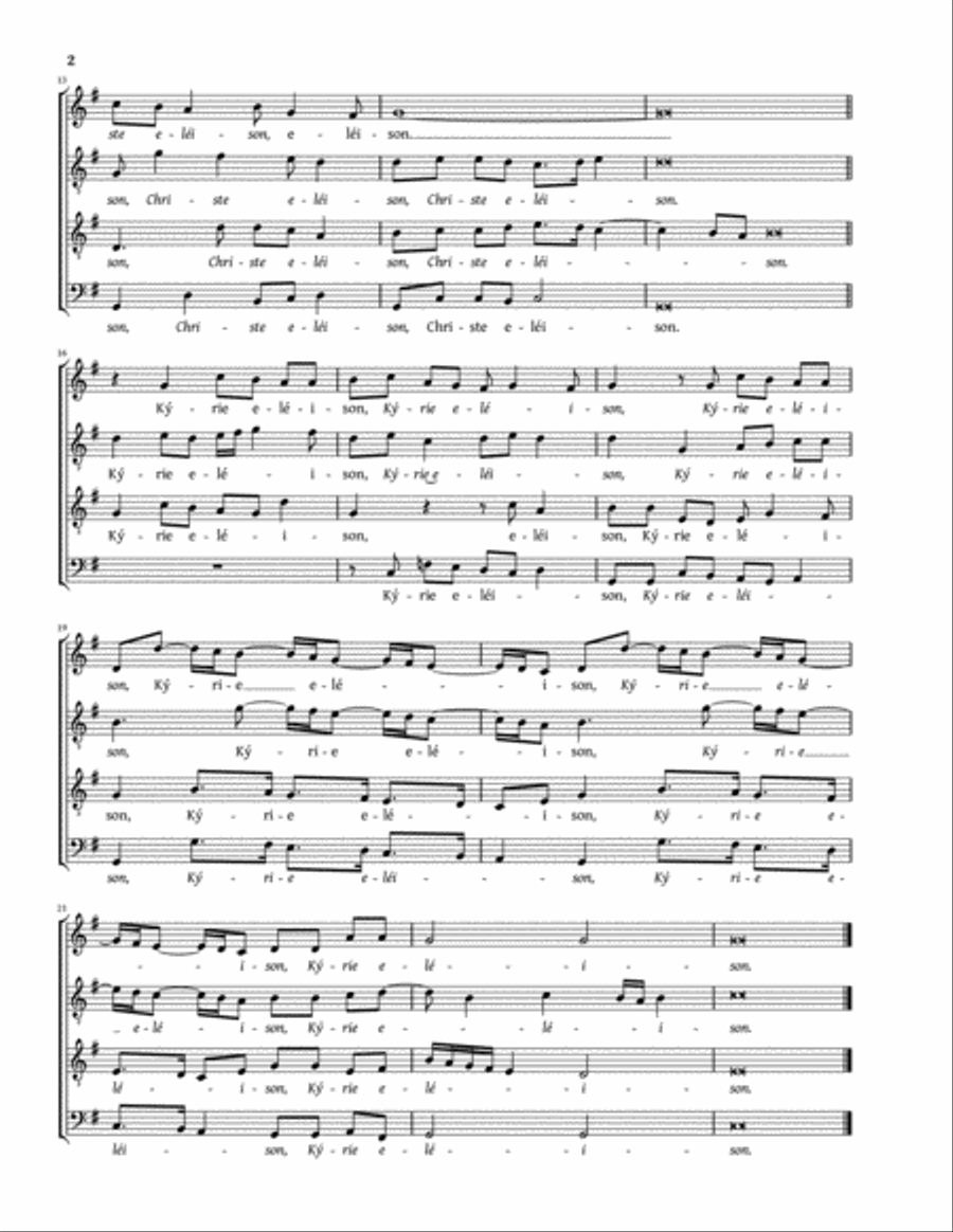 Missa super «Dixit Dominus mulieri Chananeae» (Amon) TB scores gallery preview page 2