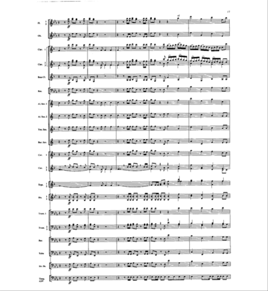 Hallelujah Chorus Hallelujah Chorus Concert Band scores gallery preview page 17