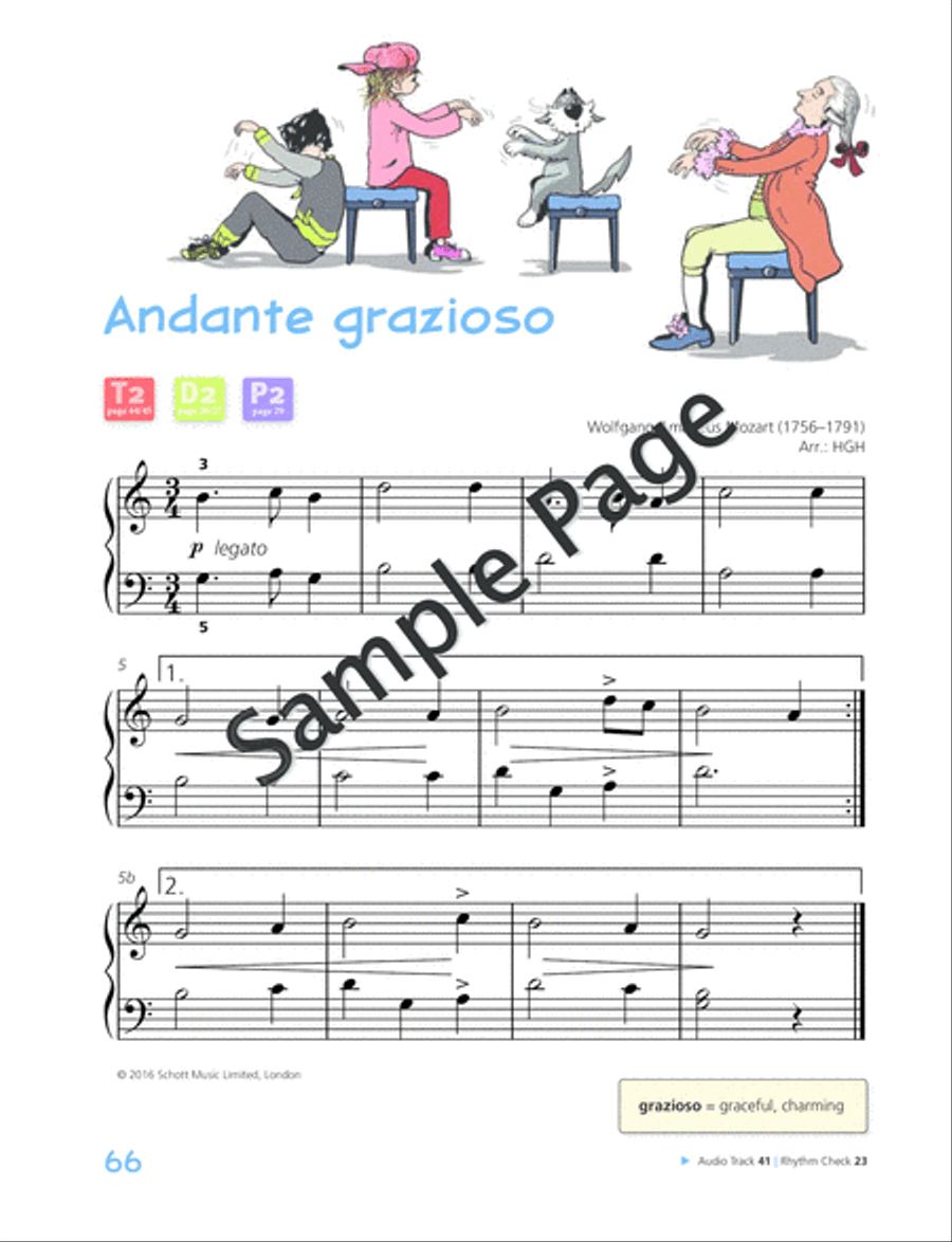 Piano Junior: Lesson Book 2 Piano Method scores gallery preview page 67