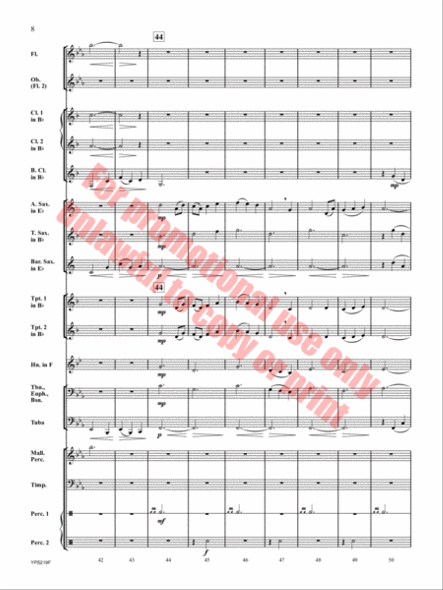 Trek to the Summit Concert Band scores gallery preview page 9